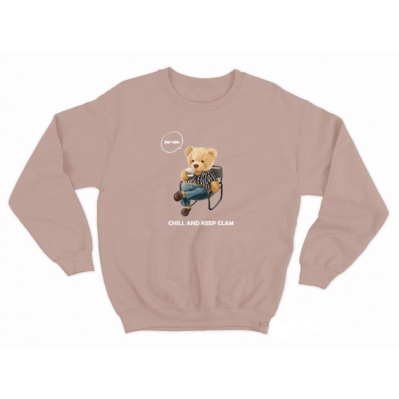 Sweater crewneck basic (Chill and keep clam)