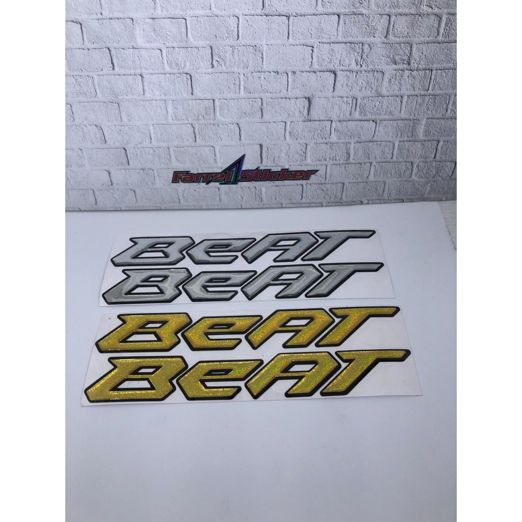 Stiker Timbul Beat Sticker Emblem