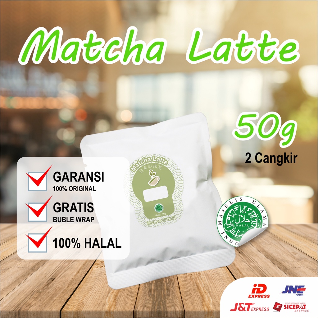 

Matcha Tea Latte 3in1 Siap Seduh 50g Greentea Latte Dijamin Asli