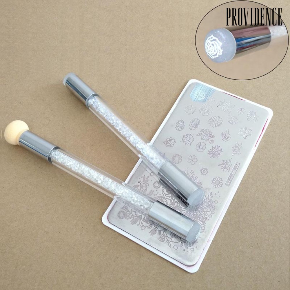 Providence Nail Art Brush Pen Sponge Dual Head Washable Transfer Printing Template Tool