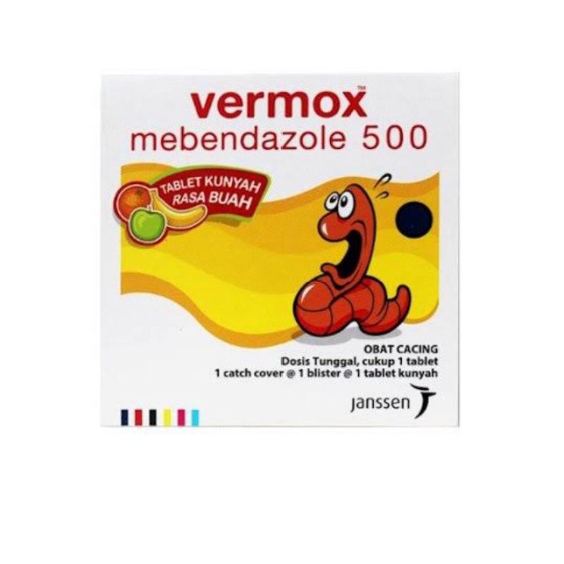 Vermox Tablet cacing