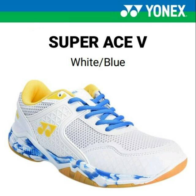Sepatu Badminton Yonex Original Super ace V putih