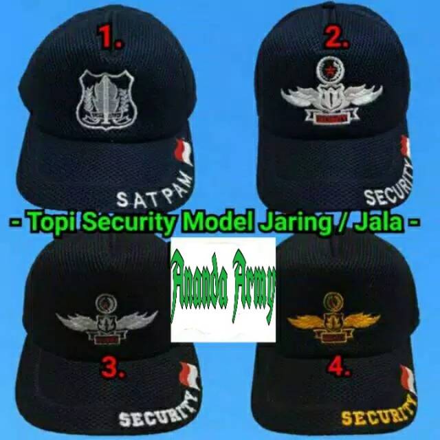 TOPI SECURITY SATPAM