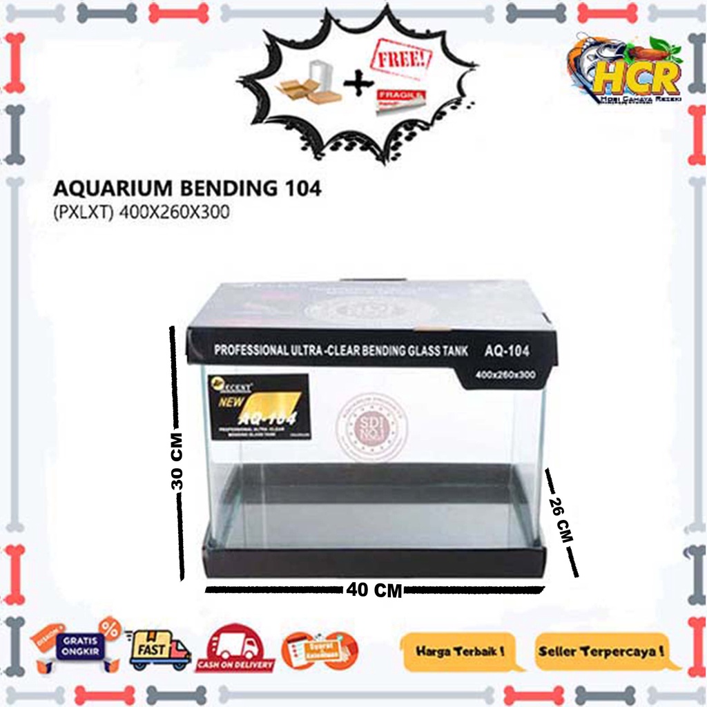 AQUARIUM AQUASCAPE BENDING GLASS TANK  AQ 104
