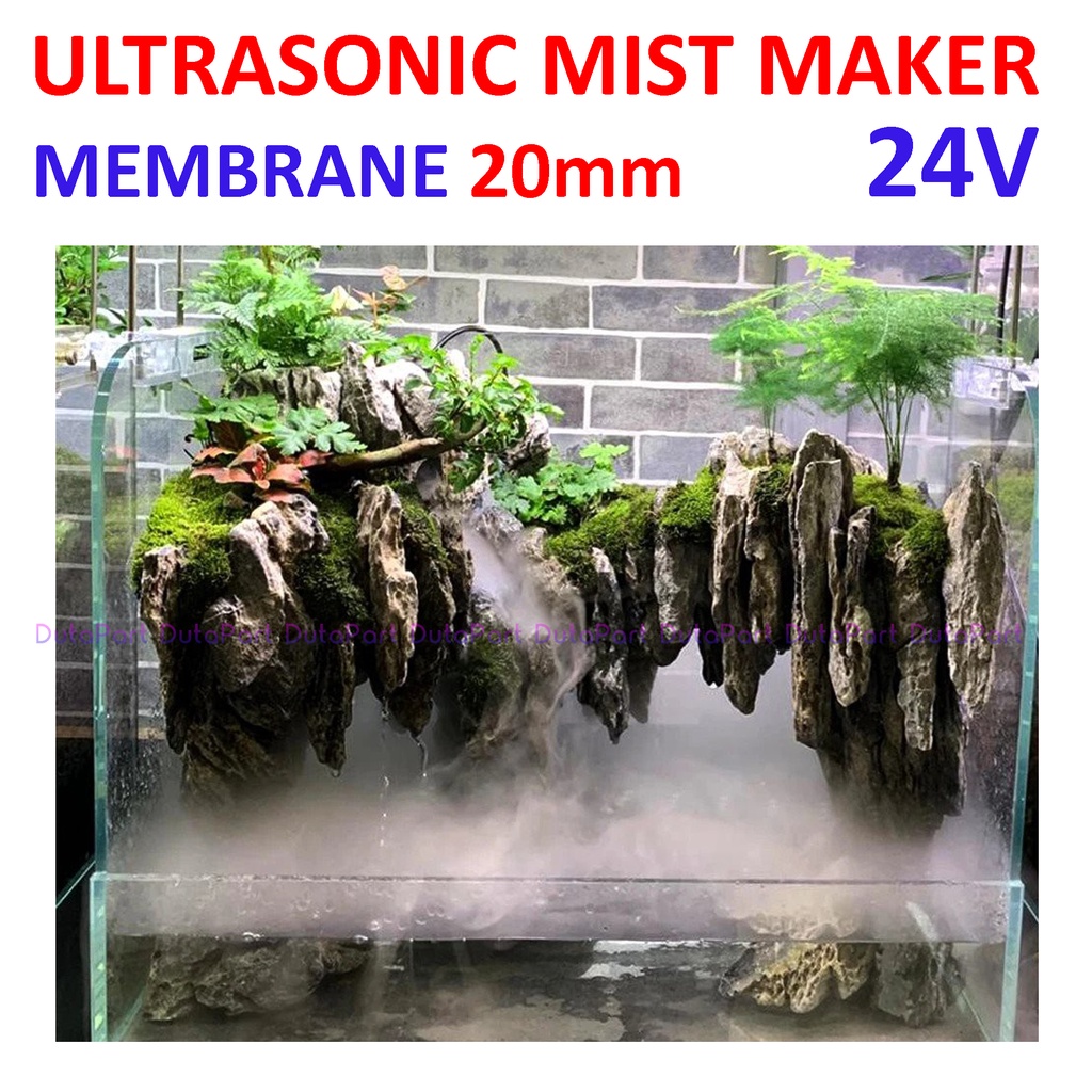 Ultrasonic Mist Maker Mesin Kabut Humidifier Pembuat Kabut Uap Fog