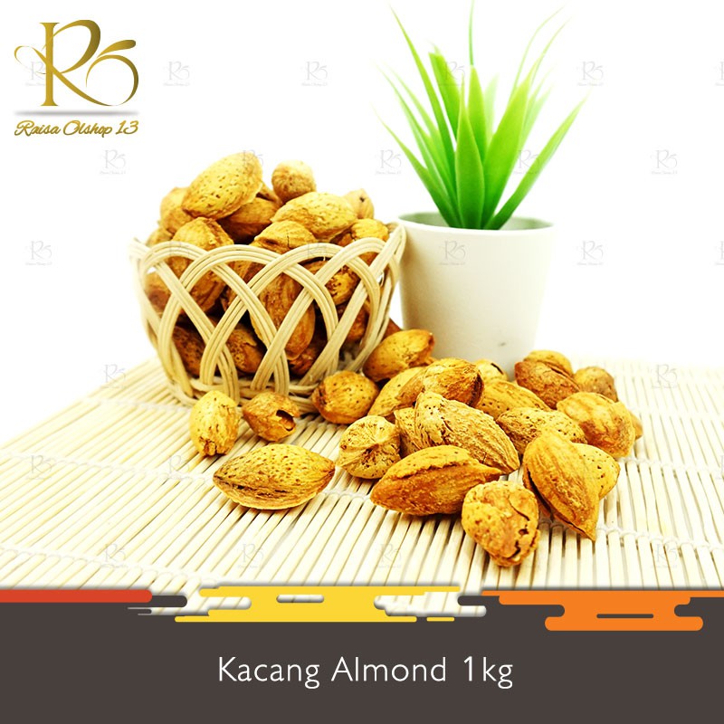 

Kacang Almound / Almond Roasted Panggang 1 Kg Asli Original Oleh Oleh Haji Umroh Murah