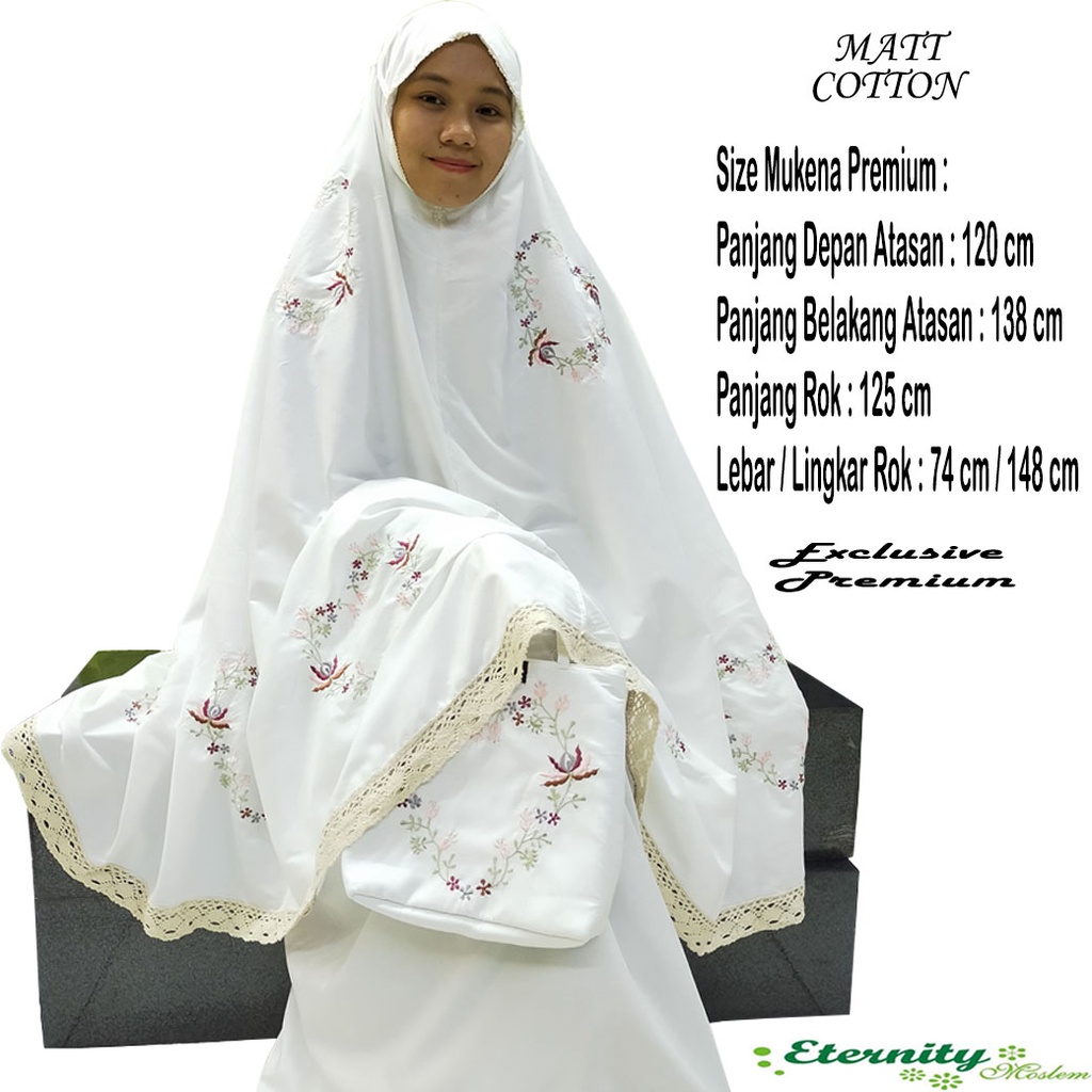 Mukena Bordir Dealova 2in1 Mukena Dewasa Mukena Eternity Premium Mukena Jumbo Mukena Rukuh Terbaru