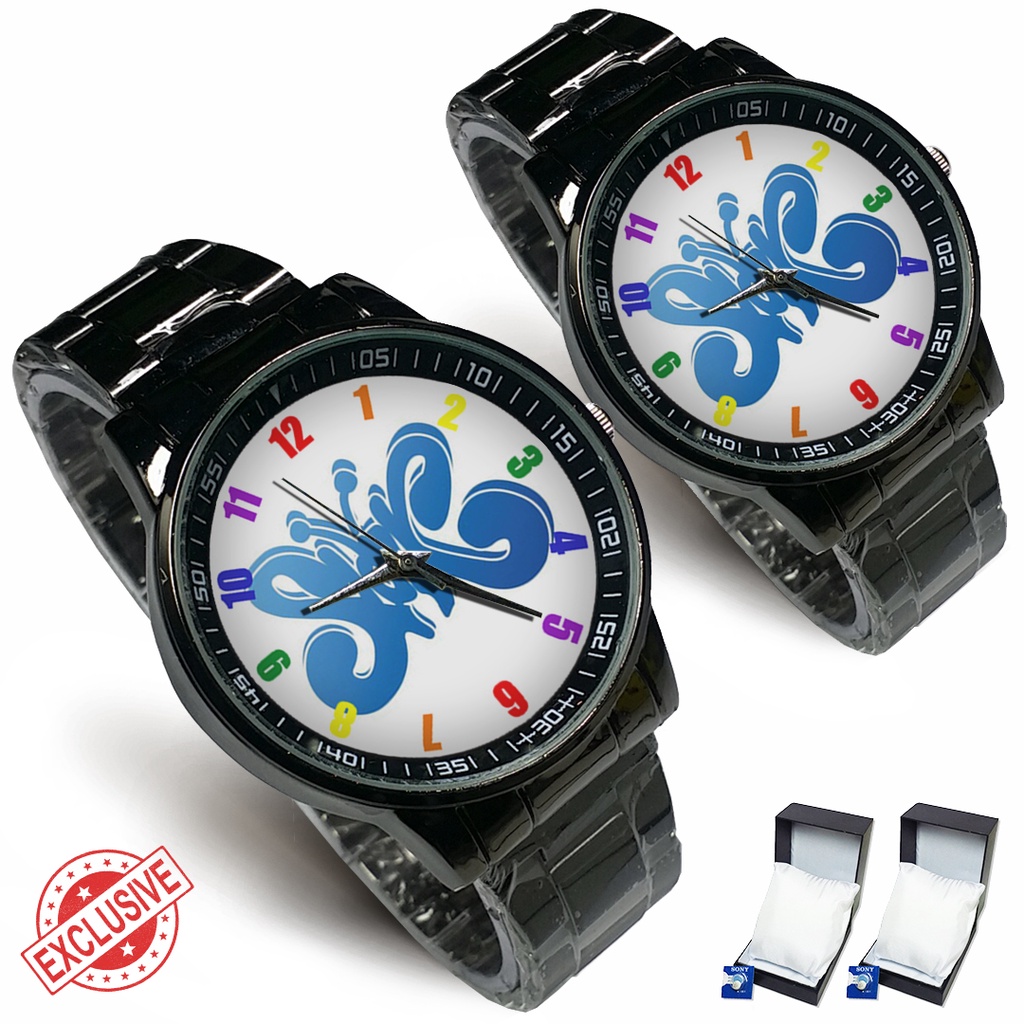 Jam Tangan Rantai Couple SLANK Motif 19