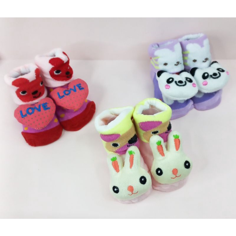 Kaos Kaki Bayi Motif Boneka Kaos Kaki Lucu