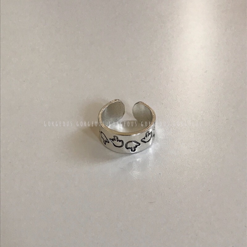 𝐌𝐈𝐃𝐃𝐋𝐄 𝐅𝐈𝐍𝐆𝐄𝐑 “𝐅𝐂𝐔𝐊” 𝐑𝐈𝐍𝐆 - CINCIN UNISEX