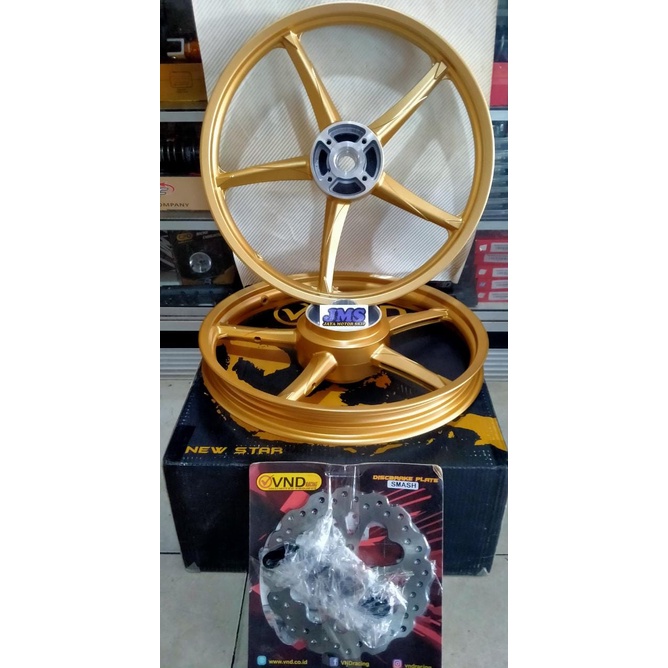 Velg Racing VND Sonic 150 + Disc UK 160/160-17 Gold