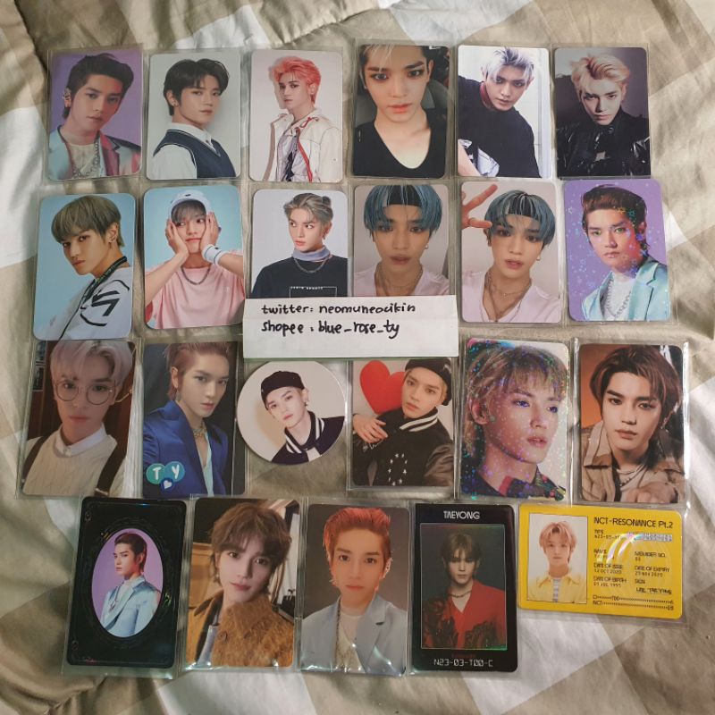 NCT Taeyong PC / Photocard - DVD Seoul, Firetruck, Keyring Beyond Live, Neozone, Jopping, Regulate B