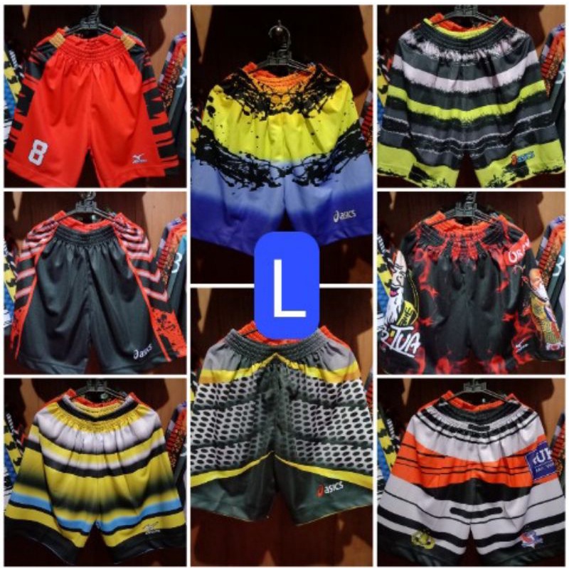 celana voli full printing//celana Mizuno terbaru