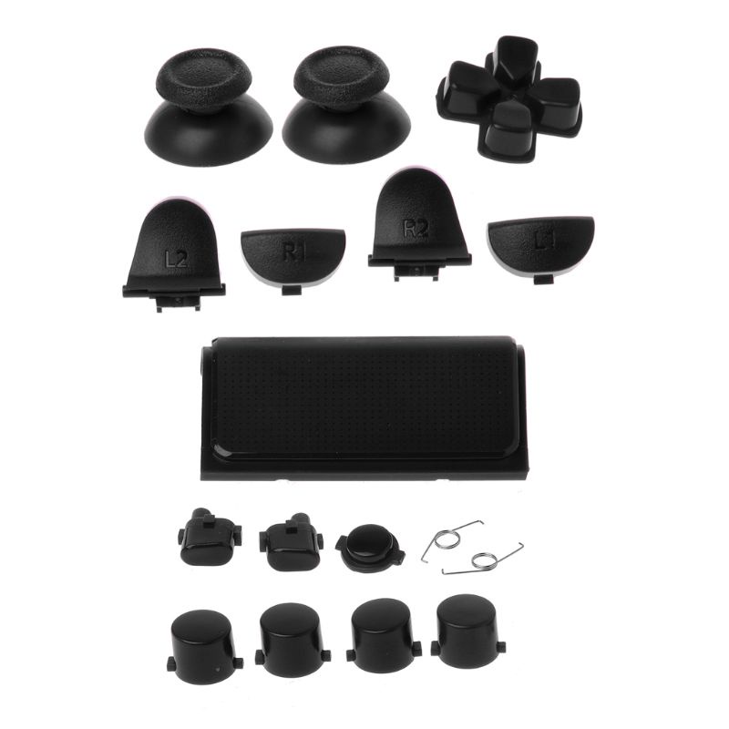 Btsg Analog Joystick Thumbstick Grip Caps L1 R1 L2 R2 Tombol Set Perbaikan Bagian Untuk Controller Gamepad Pro