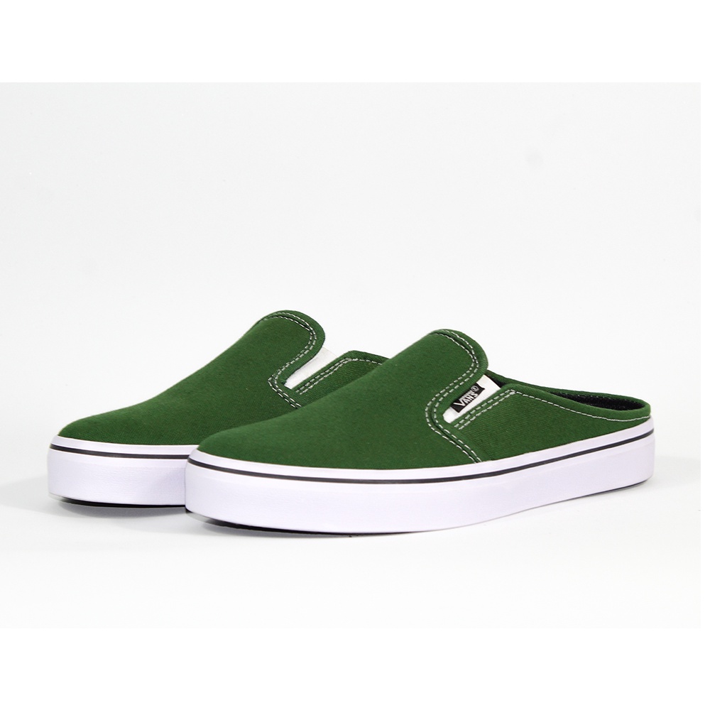 Sepatu Sandal Bustong Pria Vans Slip On Tanpa Tali Slop Mules Casual Kanvas Simpel