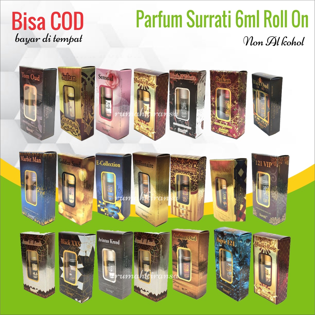 Parfum  6ml Roll On | Parfum Surrati | Surrati Perfumes