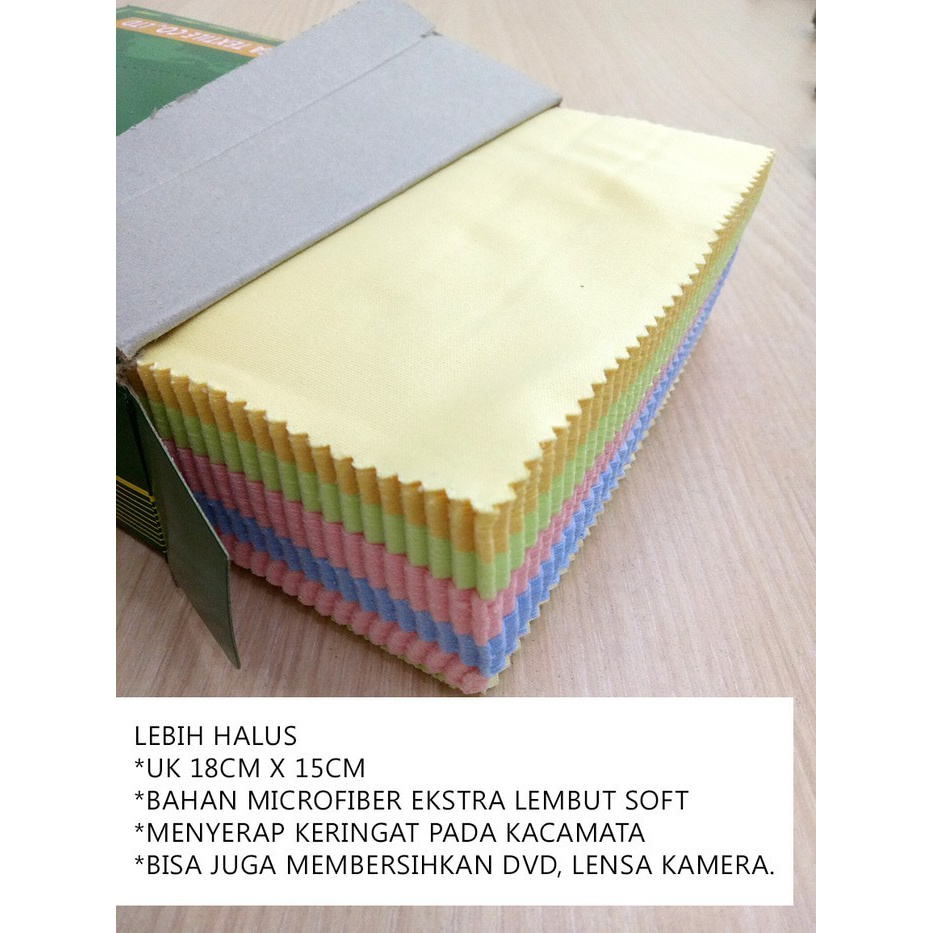 KAIN LAP KACAMATA MICRO FIBER IMPORT KAIN PEMBERSIH KACA MATA - Kain Lap Kcmata
