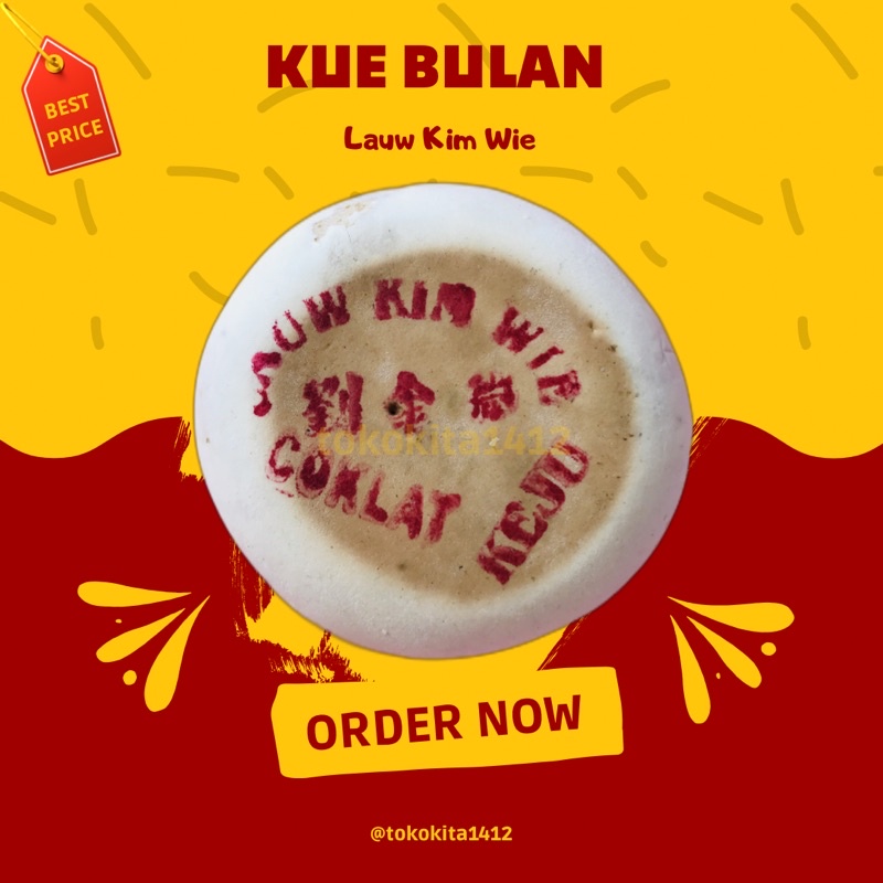 Kue Bulan Lauw Mooncake Tong Jiu Pia Ny. Lauw (Lauw Kim Wie) Halal - Nyonya Lauw Phia