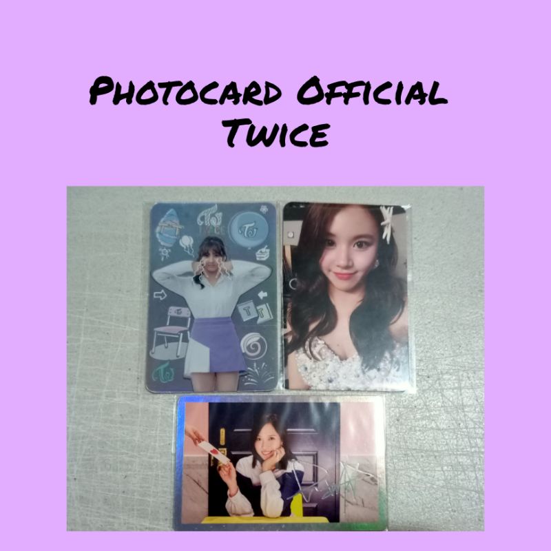 Photocard Jihyo Holo TT Chaeyoung tcl 1 Twice Coaster Lane 1 mermaid Mina Holo Signal Hologram
