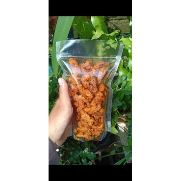 

usus crispy pedas daun jeruk 150gram