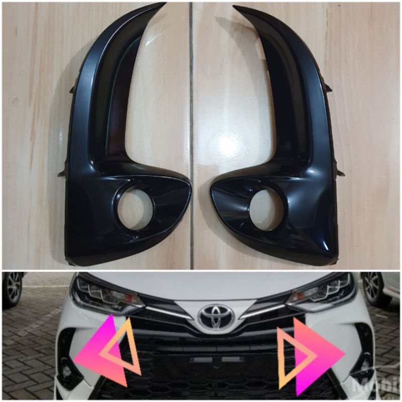 COVER RING TUTUP FOGLAMP LAMPU KABUT TOYOTA YARIS FACELIFT 2020