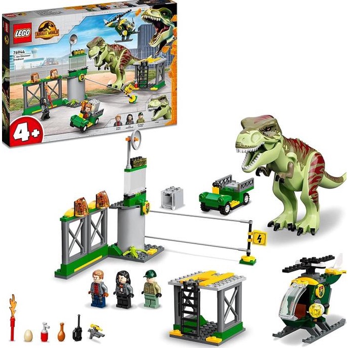 LEGO 76944 Jurassic World Trex Dinosaur Breakout Set