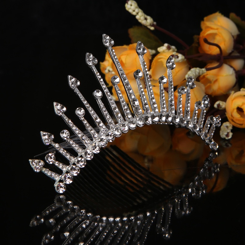 Siy Sirkam Rambut Wanita Hias Berlian Imitasi Diamante Untuk Pestapernikahan