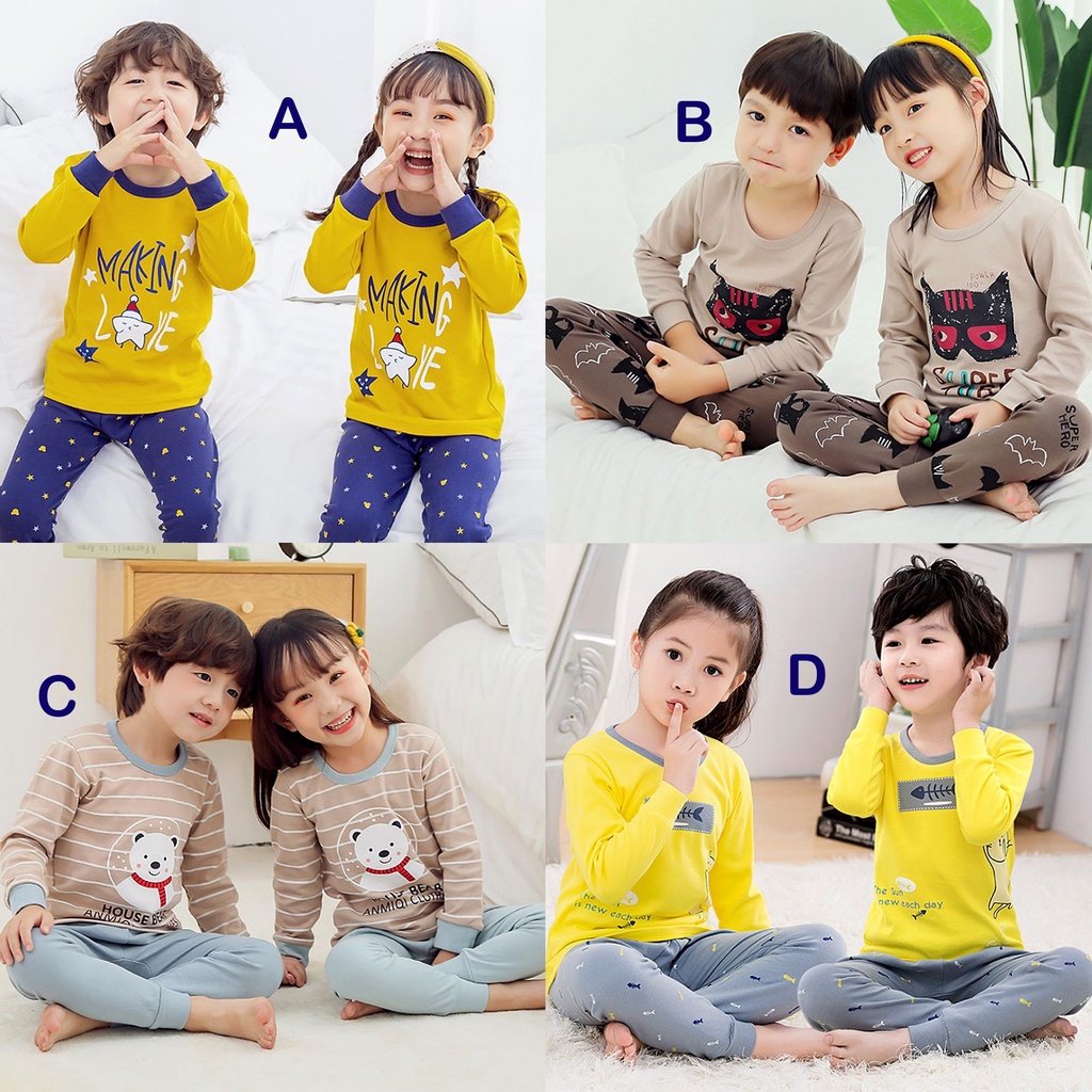 Piyama UNISEX IMPORT Anak Cowok Atau Cewek Sesi 3