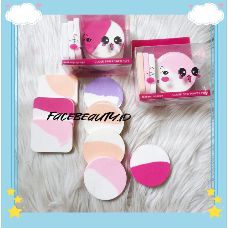 SPON BEDAK ISI 8 BULAT DAN KOTAK/SPONS BEDAK LEMBUT ISI 8