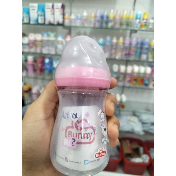 Botol Susu Karakter Lucu Dot Reguler Bunny 250 Ml BPA Free/125Ml  DB 2410/1210