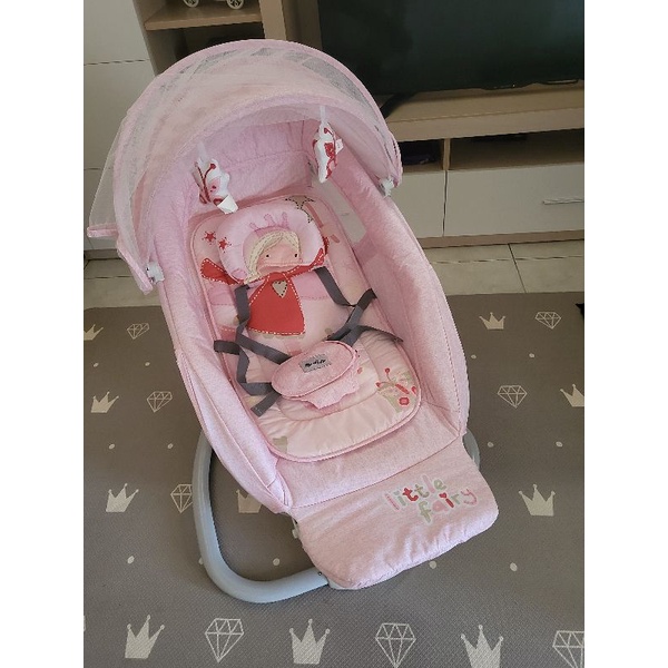 bouncer cocolatte snuggli extra footrest tipe tertinggi (preloved/second) 95% like new