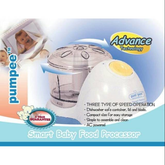 Jual Pumpee Smart Baby Food Processor / Alat Pembuat Makanan Bayi