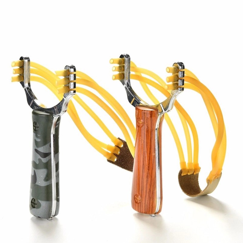 Powerful Bow Catapult Outdoor Slingshot Ketapel Aluminium Berburu