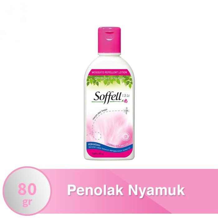 Soffell Lotion Anti Nyamuk Kemasan Botol 80 gram