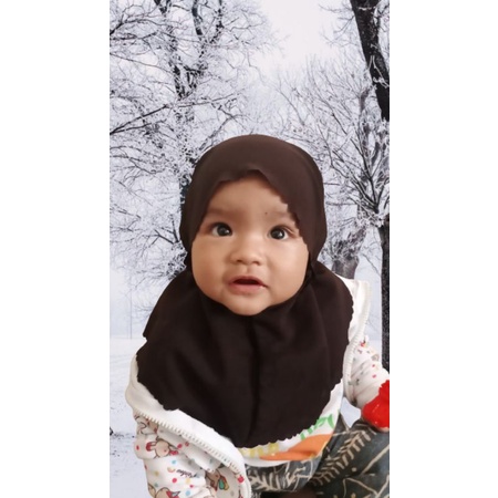 BERGO ANAK BAYI MARYAM LASERCUT SIZE  0-1 TAHUN JILBAB KERUDUNG BALITA