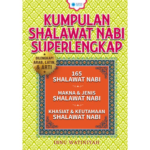 BUKU AGAMA Kumpulan Shalawat Nabi Superlengkap