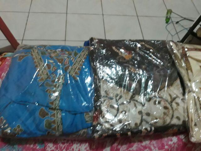 Blus Dan Dress Sarimbit Batik Couple Family Nadine Kerang