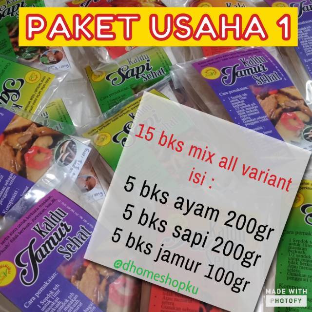 

Kaldu Sehat paket usaha 1 - dhomeshop