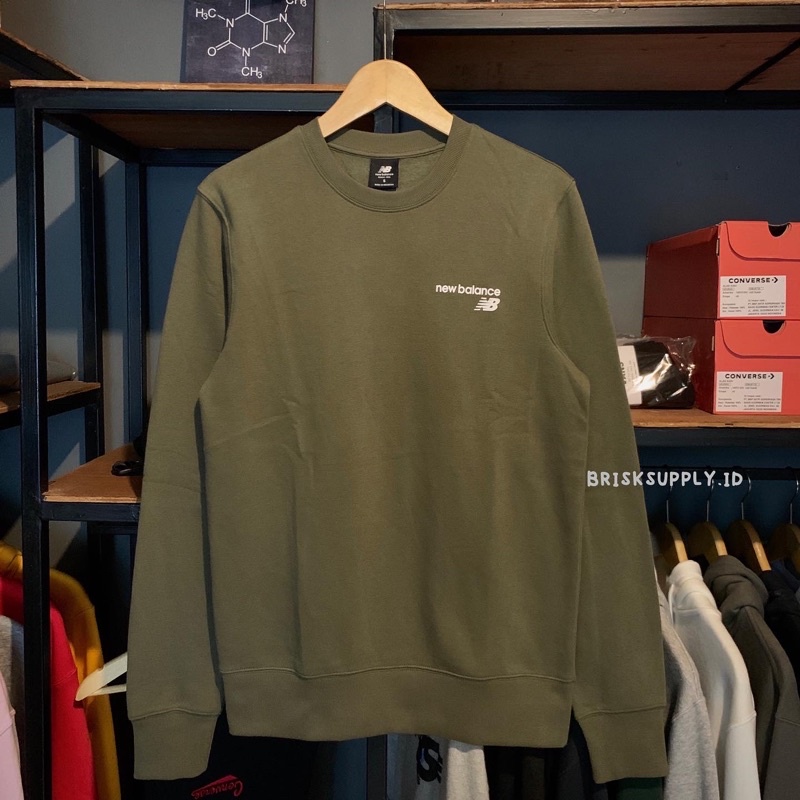 HOODIE - CREWNECK NB MINISCRIPT LOGO ORGINAL BNWT