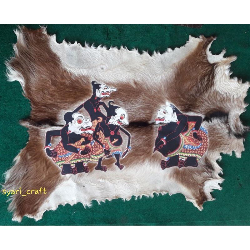Wayang punokawan kulit kambing full body