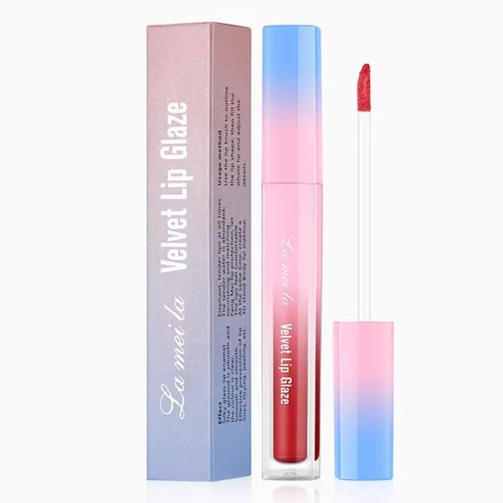 Lameila Velvet Lip Glaze Lipstik Matte Anti Air Dan Tahan Lama / Lipstik Tahan Lama Anti Air 24 Jam Korea / 6 Variasi Warna Matte