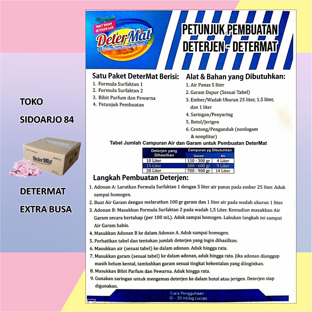 Determat Ekstra Deterjen Detergen Paket Detergent Cair Laundry Sabun Pembersih Cuci Baju Pakaian Cuci Ekstra Busa orchidbrand deterjencair deterjenuntukmesincuci deterjenlaundry deterjencairterbaik deterjencairmurah deterjencairyangwangi deterjenorchid