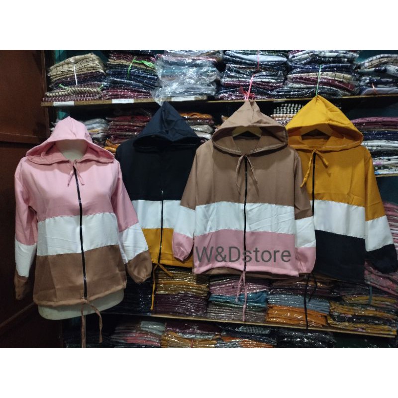 Jaket Wanita Brio Jaket Moscrepe SLETING FULL