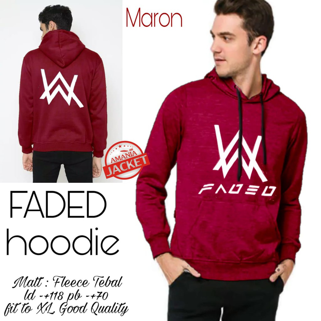 faded hoodie