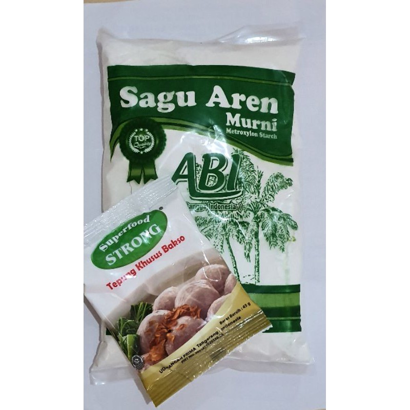 

Paket tepung strong dan sagu murni ABI