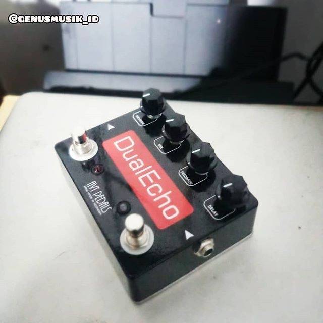 EFEK GITAR DUAL ECHO reverb & delay pedals