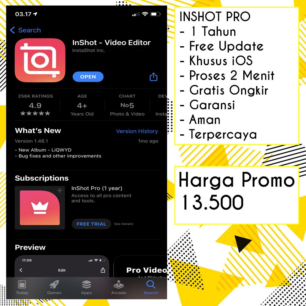 *PROMO* IOS/ANDROID Unfold+,Dazz Cam,VSCO X,Tezza,Mojo Pro,VLLO,StoryChic - Proses Cepat 2 Menit-4