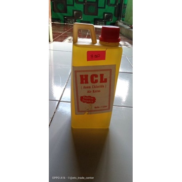 HCL { Pembersih Kerak Lantai } uk 1Lt