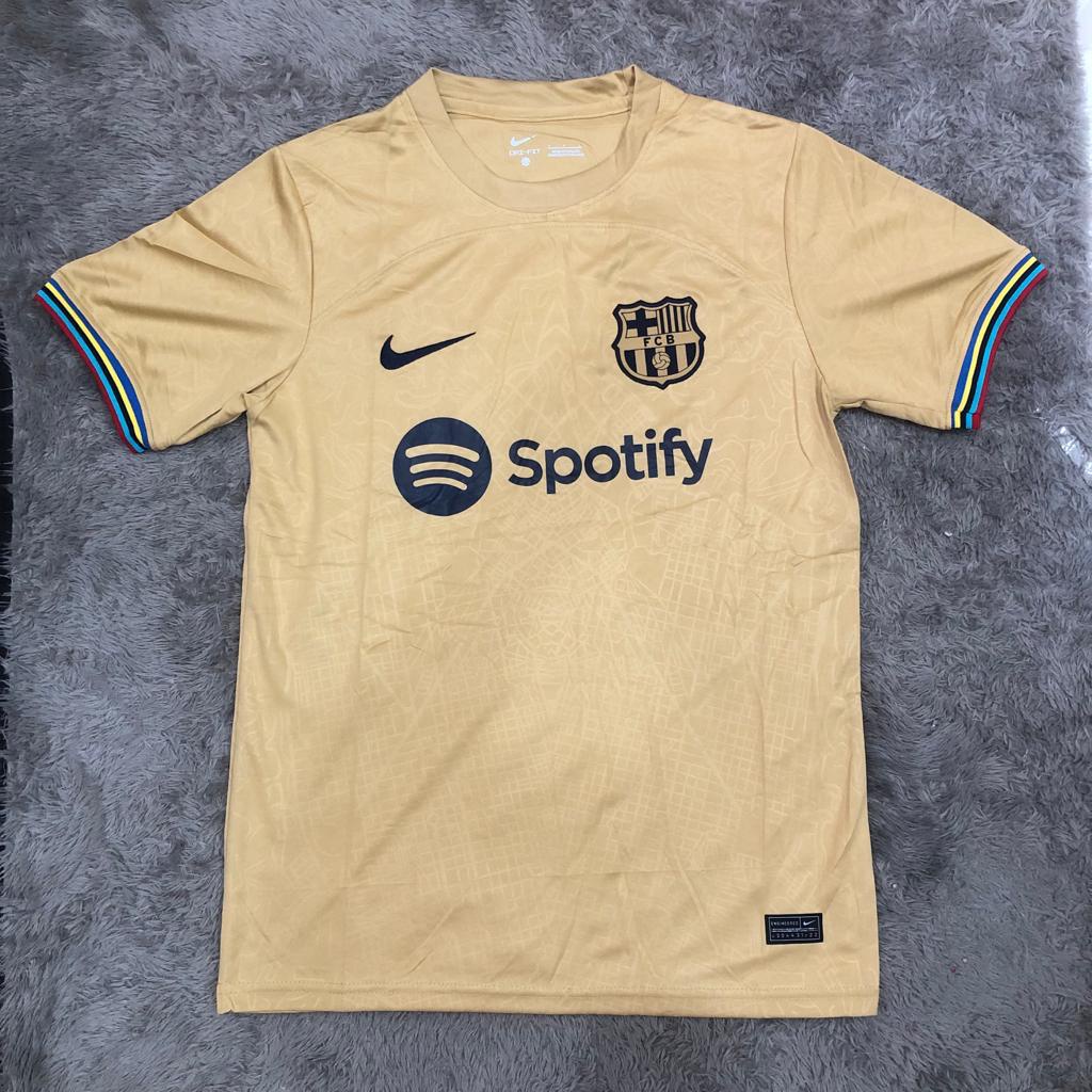 Jersey bola barca away 2022 - 2023 grade ori