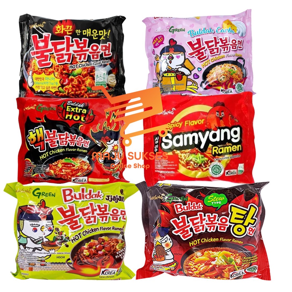 

Samyang Green Mie Pedas Korea 140g Semua Varian